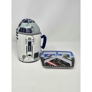 STAR WARS BUNDLE R2-D2 INSULATED THERMOS LUNCH BOX ZAK DIVIDED PLATE DISH TRAVEL